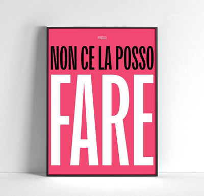 Non ce la posso fare