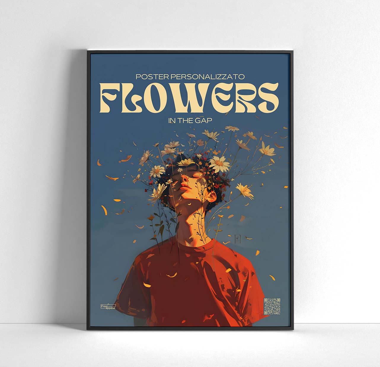 Poster Personalizzato - Flowers in the gap