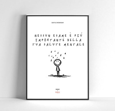 Nessun esame è più importante della tua salute mentale