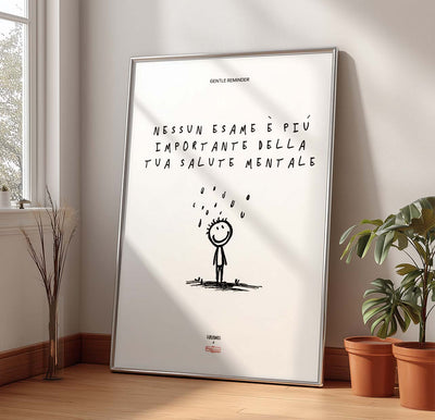 Nessun esame è più importante della tua salute mentale