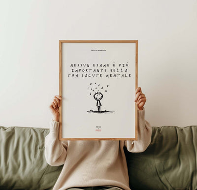 Nessun esame è più importante della tua salute mentale